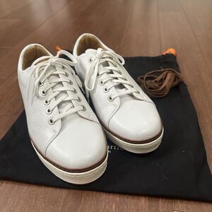 Royal Albatross  Pontiac V2 Spikeless Golf Shoes Mens 10 White Leather Sneaker